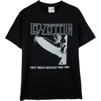 古着 ヘインズ Hanes LED ZEPPELIN レッドツェッペリン バンドTシャツ バンT メンズM相当/eaa647080