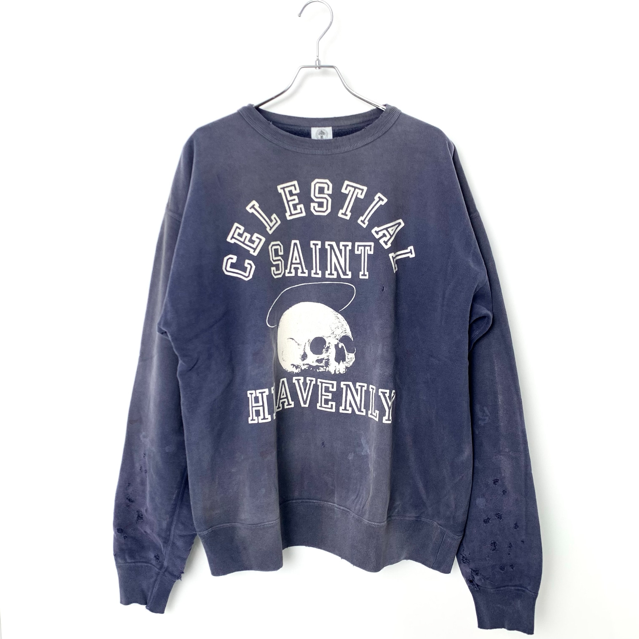 SAINT Mxxxxxx SKULL SWEAT "Navy"