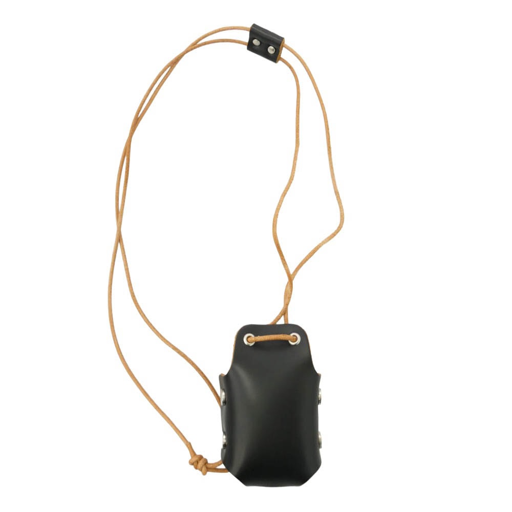 Hender Scheme エンダースキーマ assemble neck pouch レザー ネックポーチ ブラック系 ブラウン系【中古】