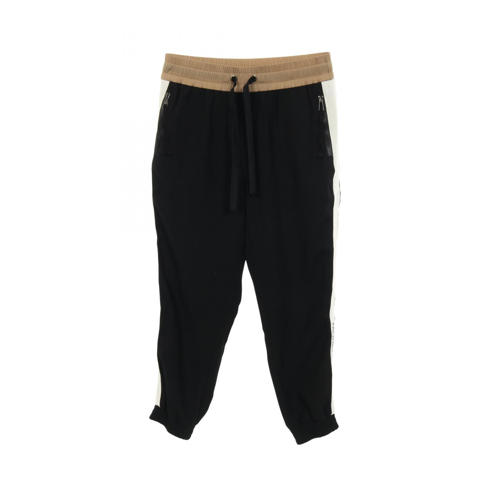 モンクレール MONCLER パンツ 衣料品 ボトムス アセテート メンズ ブラック系 / ホワイト系 【中古】