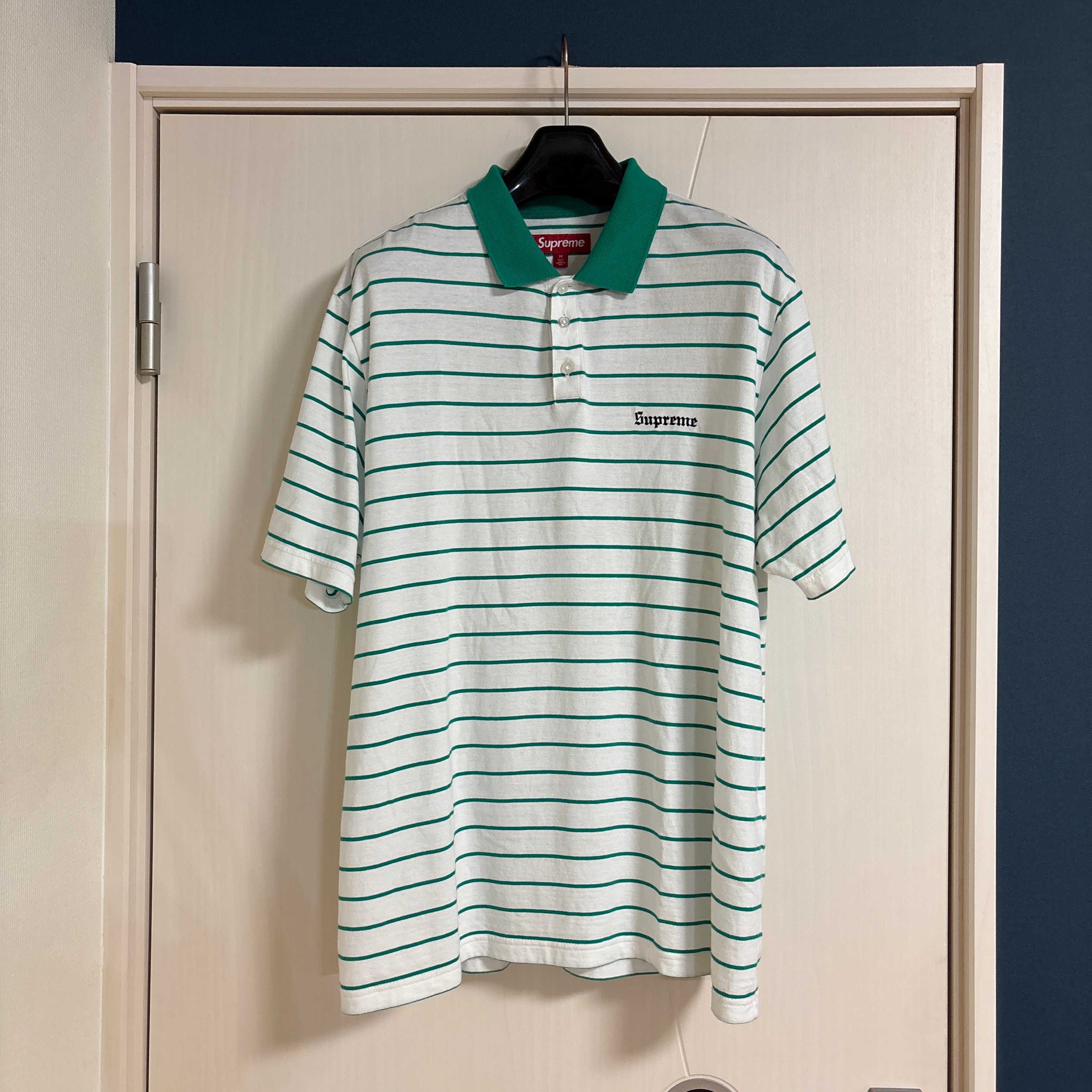 Supreme x Melvins Stripe S/S Polo "White"