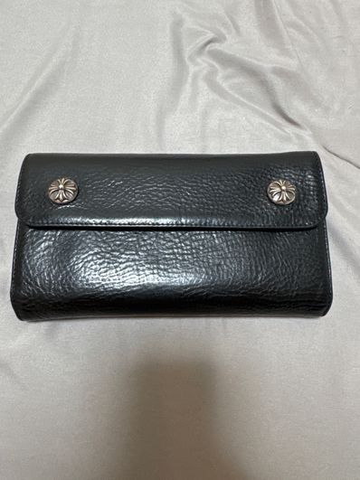 Chrome Hearts Wave Wallet Leather "Black"