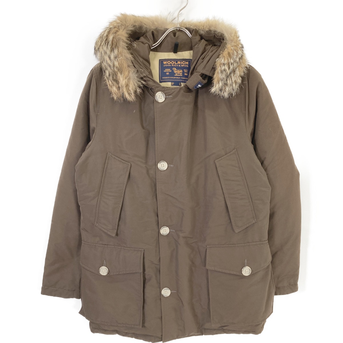 ウールリッチ ブラウン ARCTIC PARKA/アークティックパーカー M