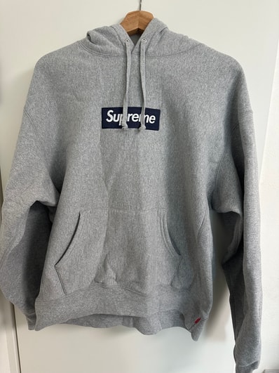 Supreme Box Logo Hooded Sweatshirt (25FW) "Heather Grey"