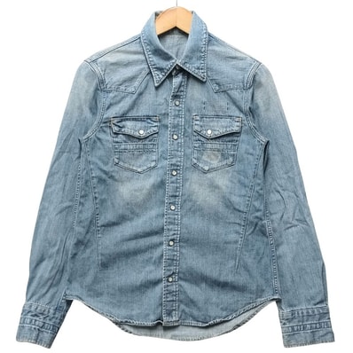 NUMBER(N)INE ナンバーナイン 07AW 加工 ウエスタン デニムシャツ 41413