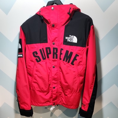 Supreme x The North Face Arc Logo Mountain Parka "Red"