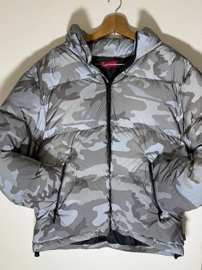 Supreme Reflective Camo Down Jacket "Snow Camo"