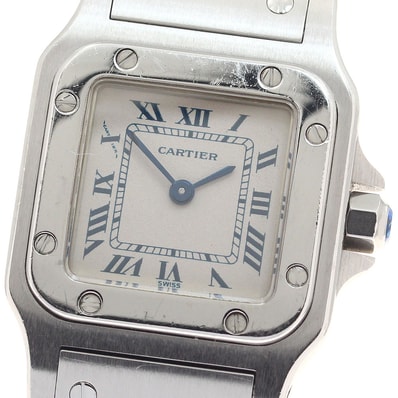 カルティエ サントスガルベSM W20017D6 レディース 【中古】