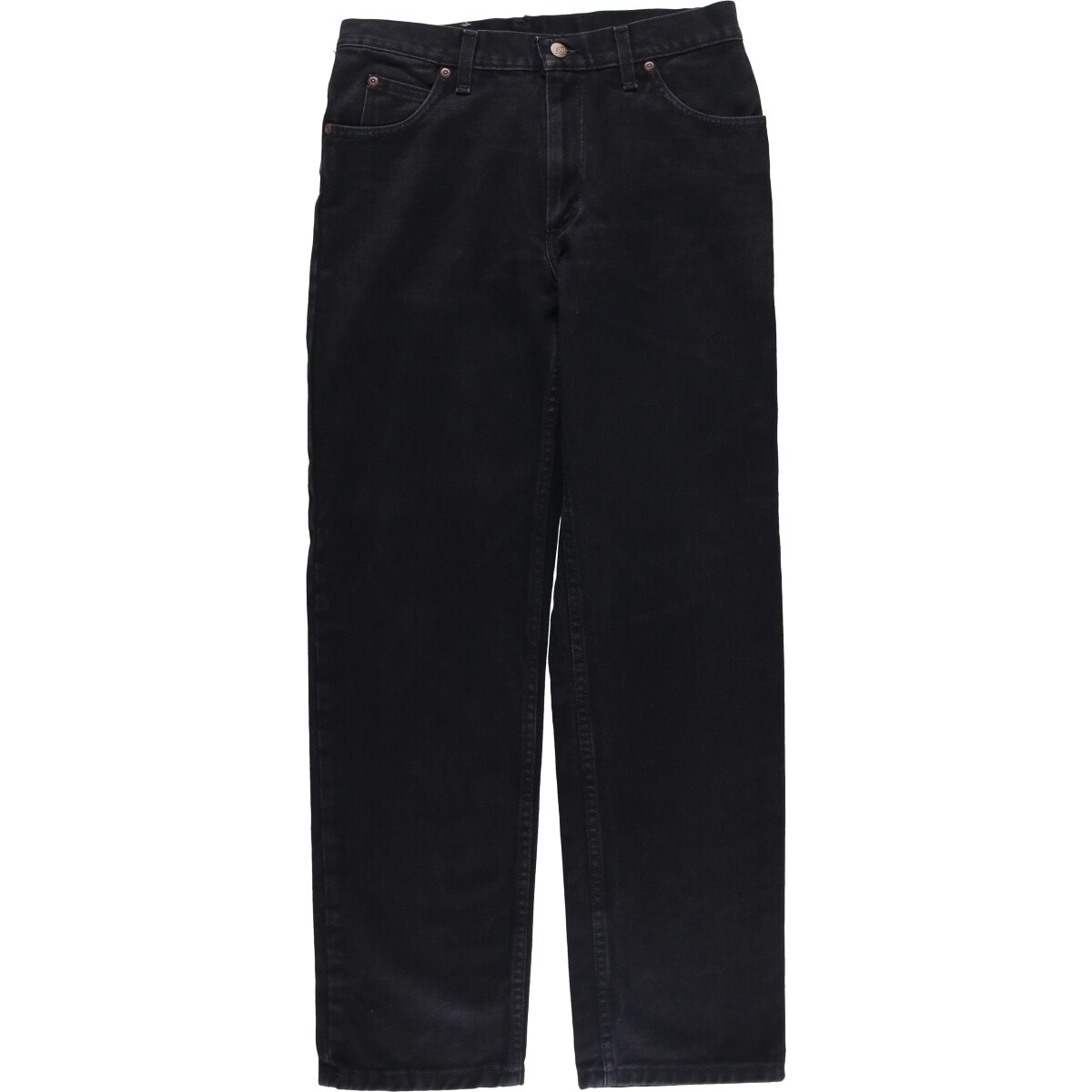 古着 リー Lee ブラックデニム ストレートデニムパンツ メンズw32相当/eaa584850