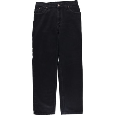 古着 リー Lee ブラックデニム ストレートデニムパンツ メンズw32相当/eaa584850