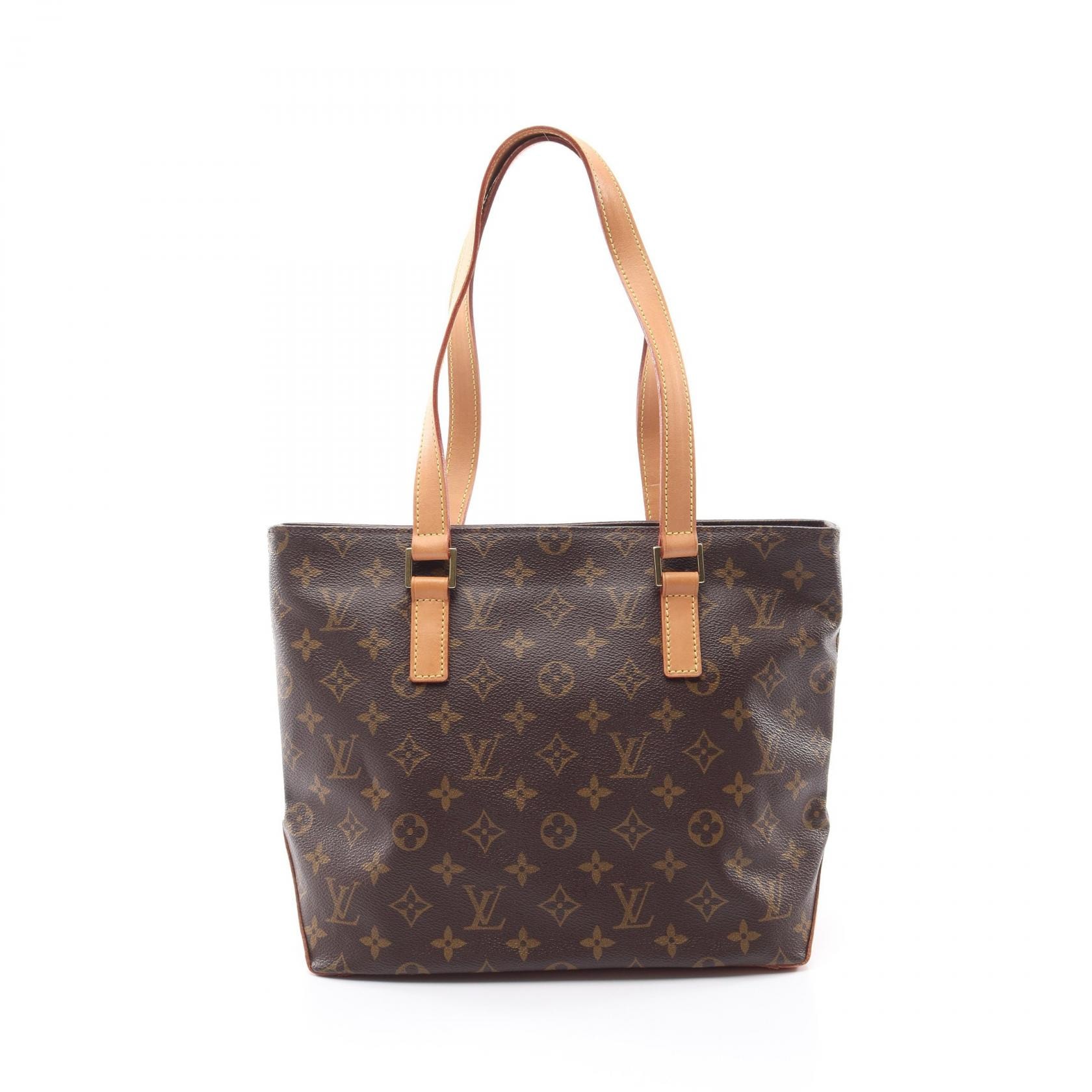 ルイ・ヴィトン LOUIS VUITTON カバピアノ ショルダーバッグ バッグ PVCコーティングキャンバス レザー モノグラム レディース ブラウン系 M51148 【中古】