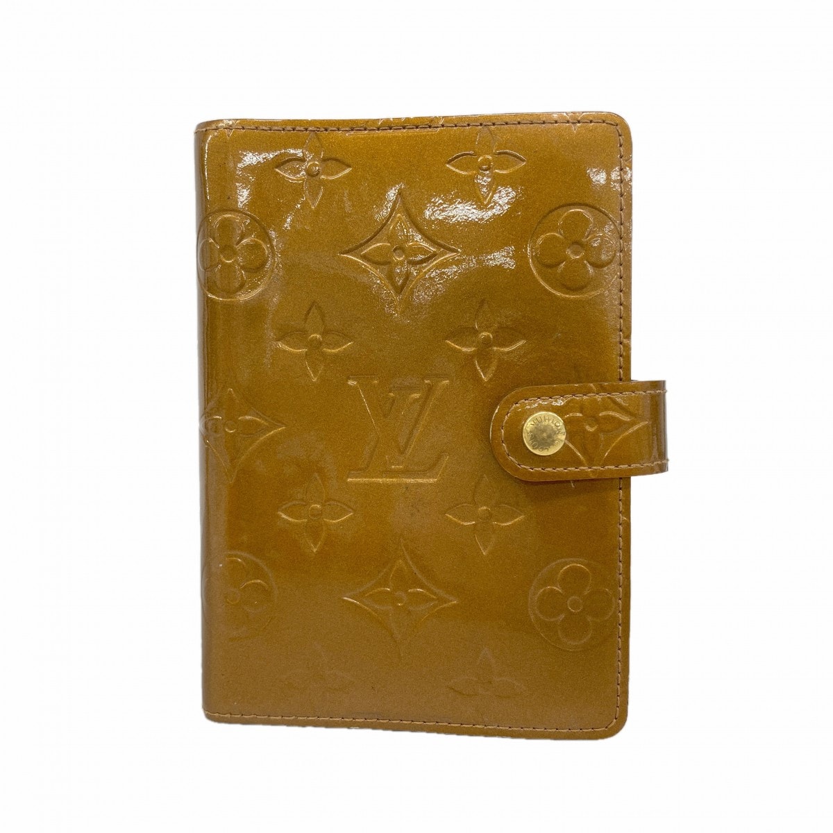 ★SALE【6fc3505】ルイヴィトン 手帳カバー ヴェルニ アジェンダPM R21004 ブロンズ【中古】レディース