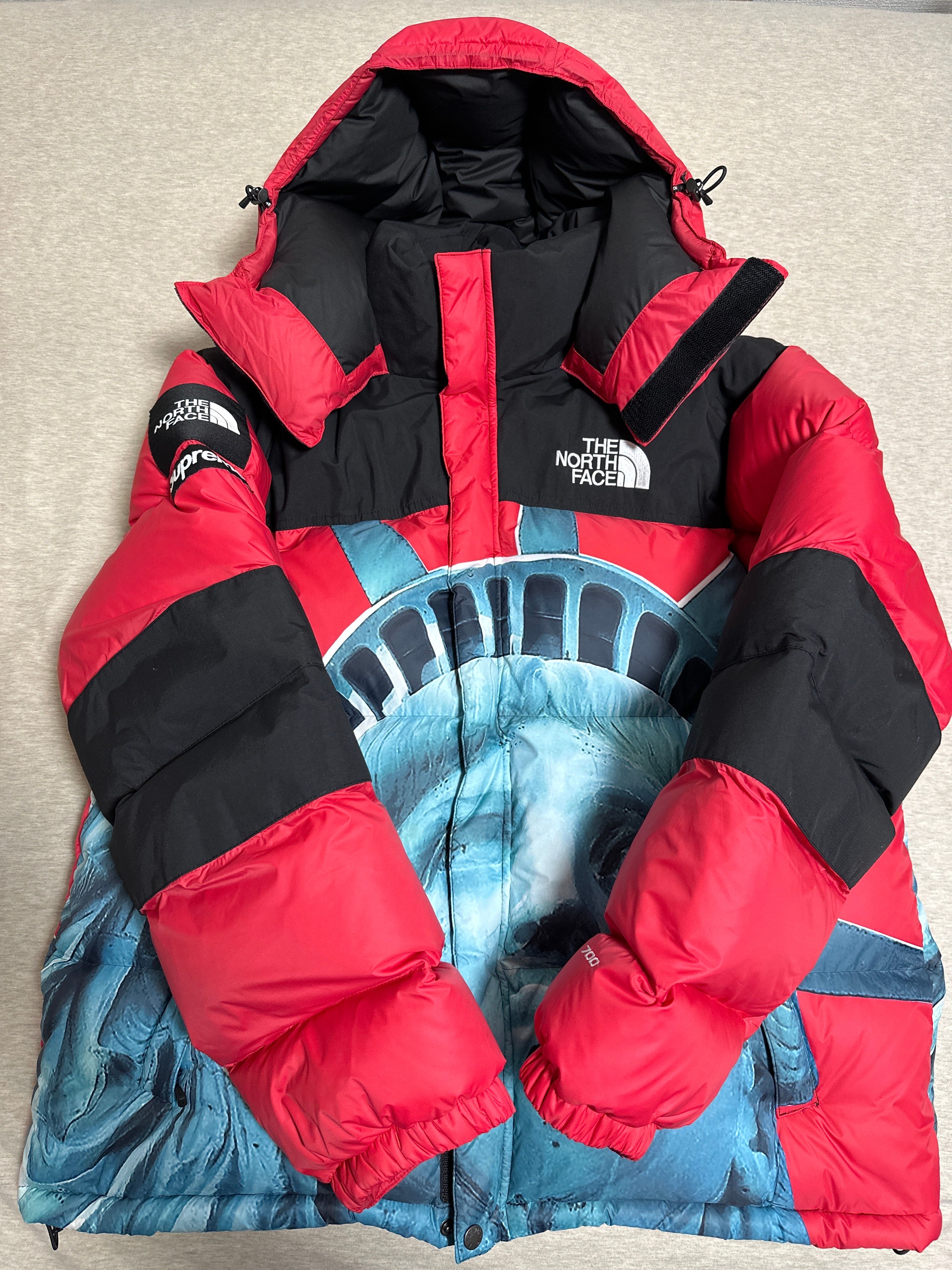 Supreme x The North Face Statue of Liberty Baltoro Jacket "Red"