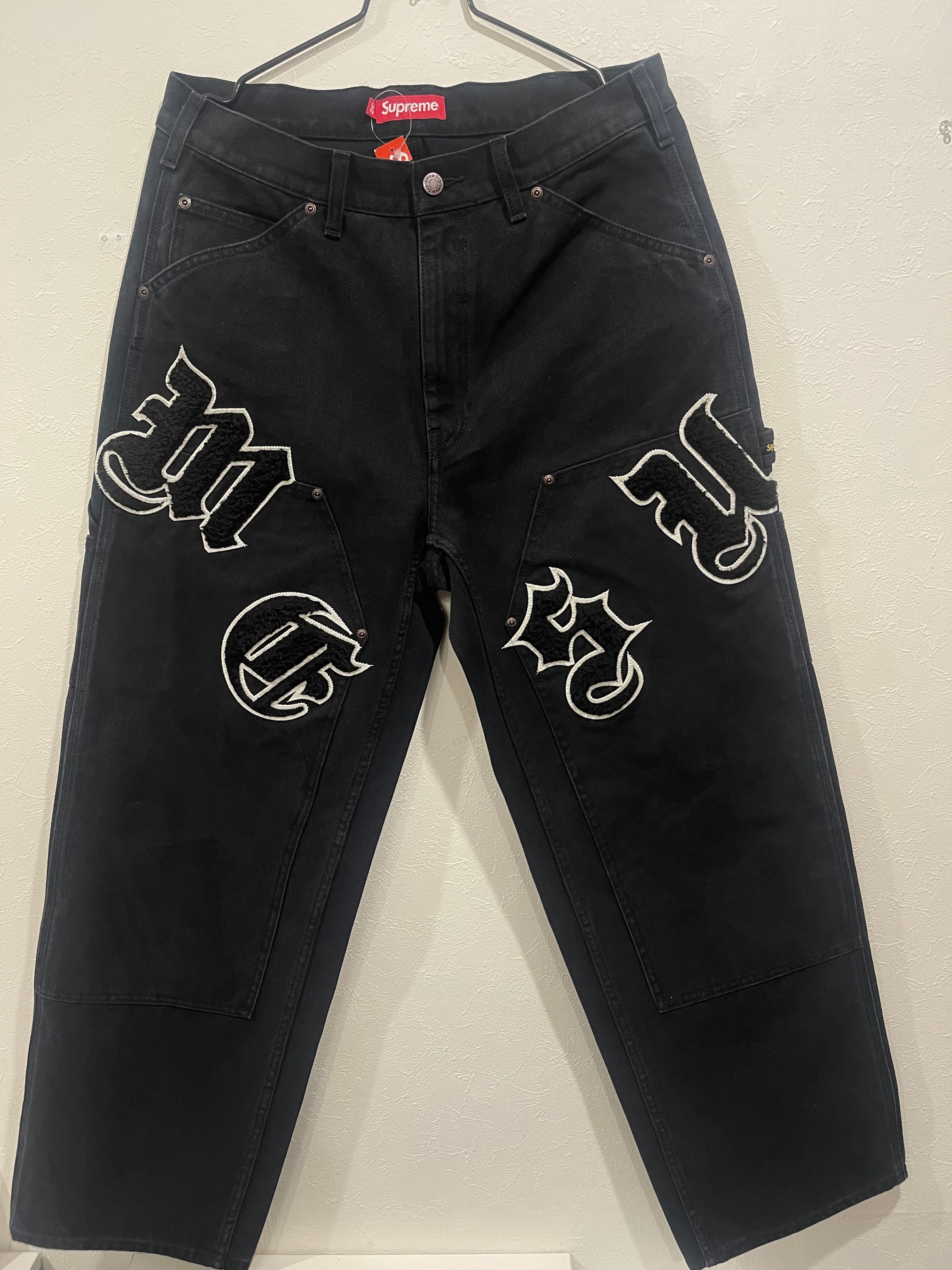 Supreme Old English Canvas Double Knee Painter Pant 