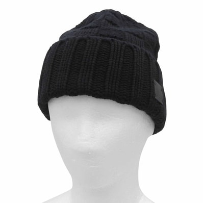 極美品 ルイヴィトン ニットキャップ ヘルシンキ ブラック メンズ
