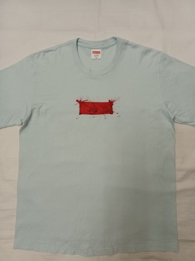 Supreme Ralph Steadman Box Logo Tee "Pale Blue"
