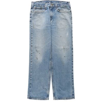 古着 カーハート Carhartt RELAXED FIT テーパードデニムパンツ メンズw34相当/eaa667682