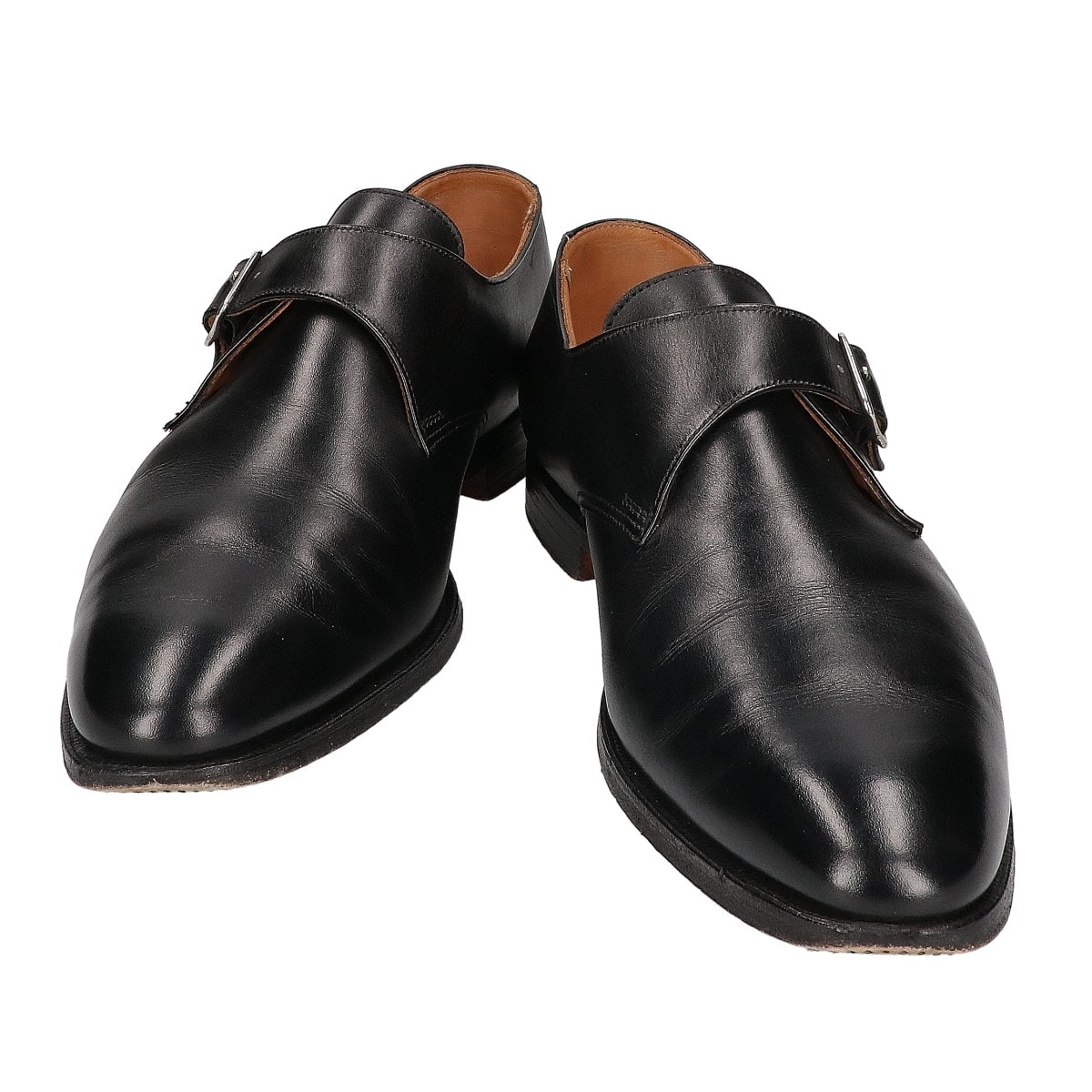 クロケット&ジョーンズ xBEAMS F ビームスF MALVERN レザー シングルモンク シューズ 7 1/2E