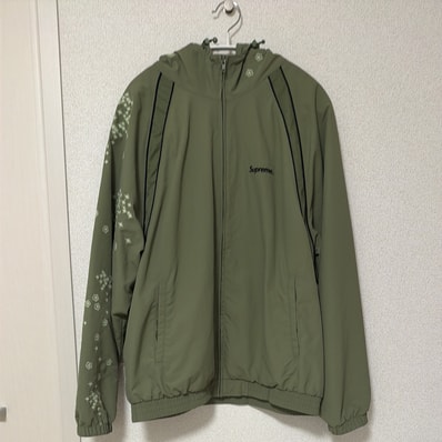 Supreme AOI Glow-in-the-Dark Track Jacket "Olive"