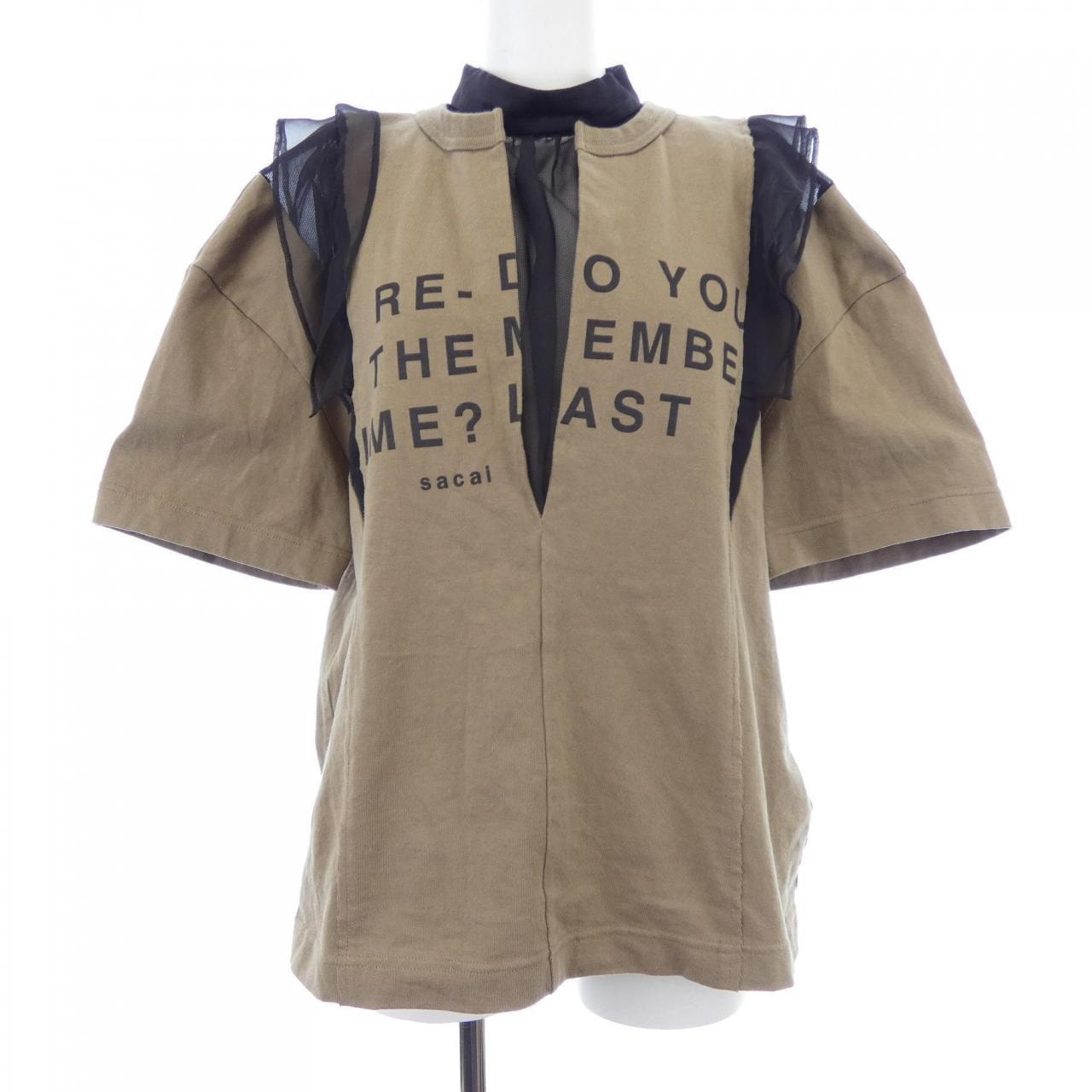 サカイ SACAI COTTON JERSEY 25-07858 Tシャツ