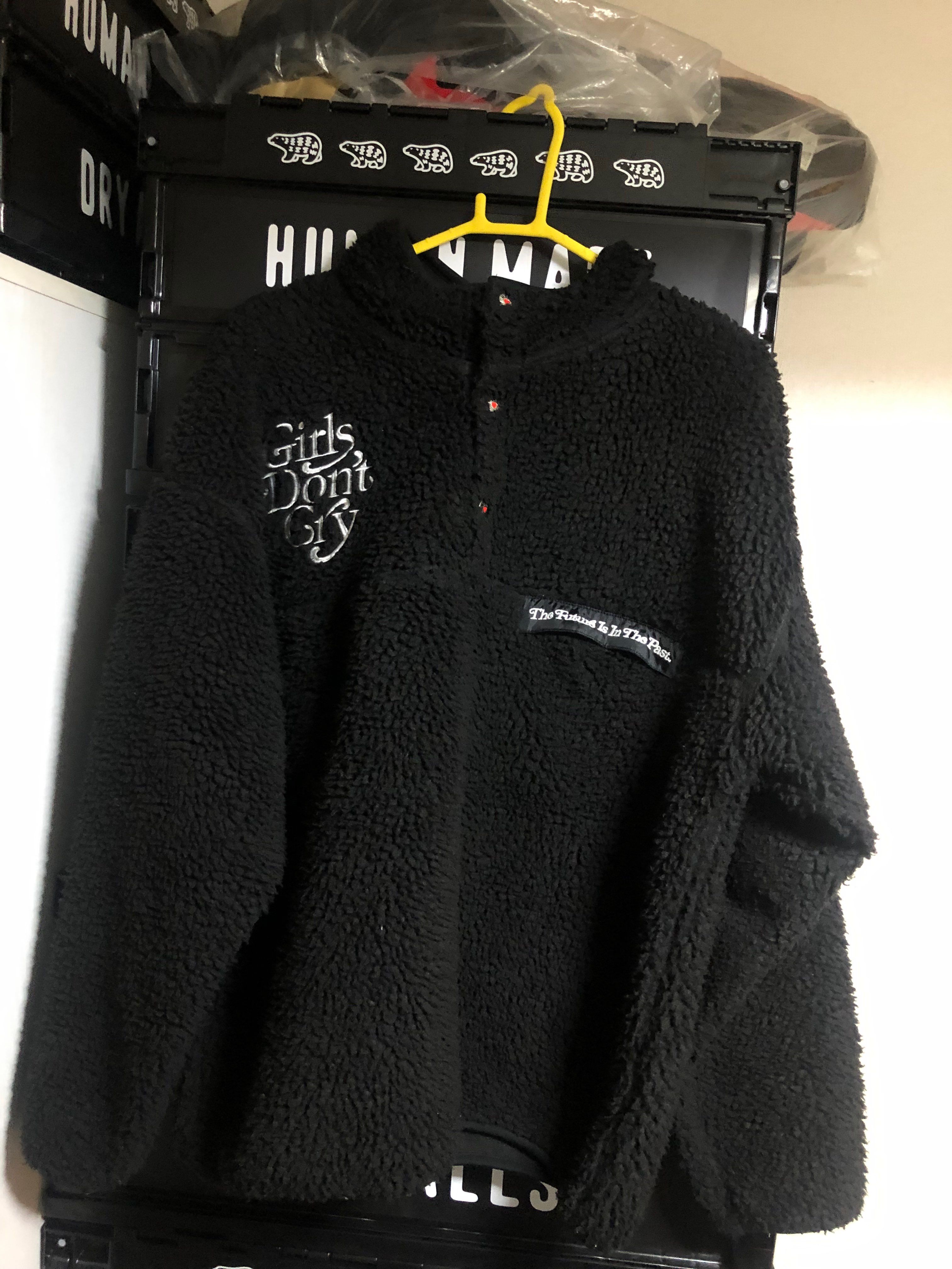 HUMAN MADE Girls Don ’t Cry fleece jacket "Black" / VERDY