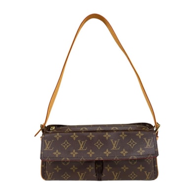 ルイヴィトン ヴィバシテMM モノグラム ショルダーバッグ モノグラムキャンバス M51164 ブラウン レディース LOUIS VUITTON 中古