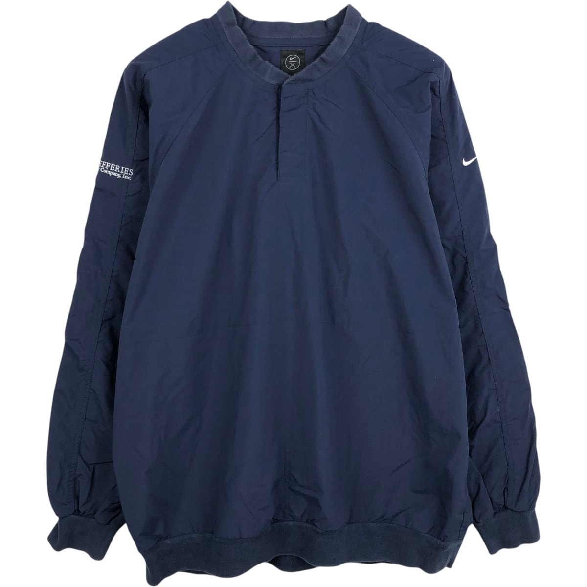 古着 ナイキ NIKE GOLF ゴルフ ハーフスナップ ナイロンプルオーバー メンズL相当/eaa665532