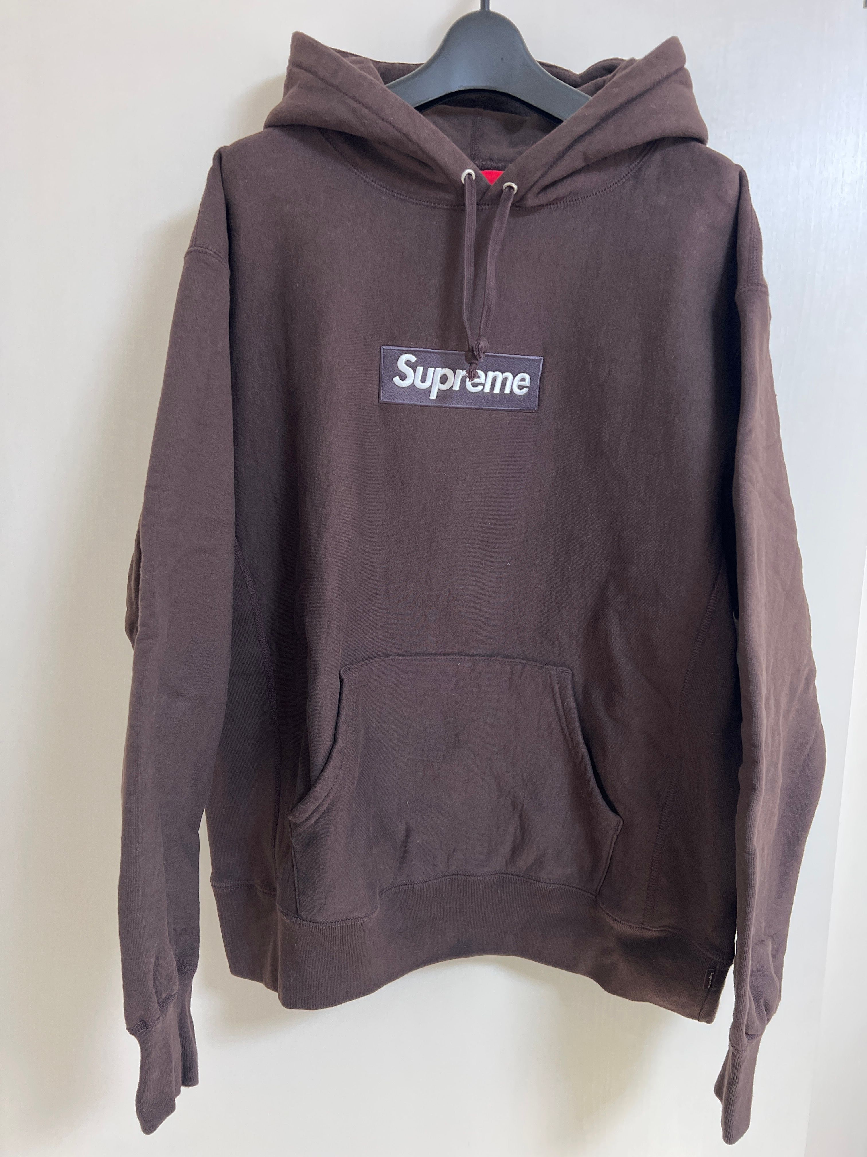 Supreme Box Logo Hooded Sweatshirt "Dark Brown" (21FW)