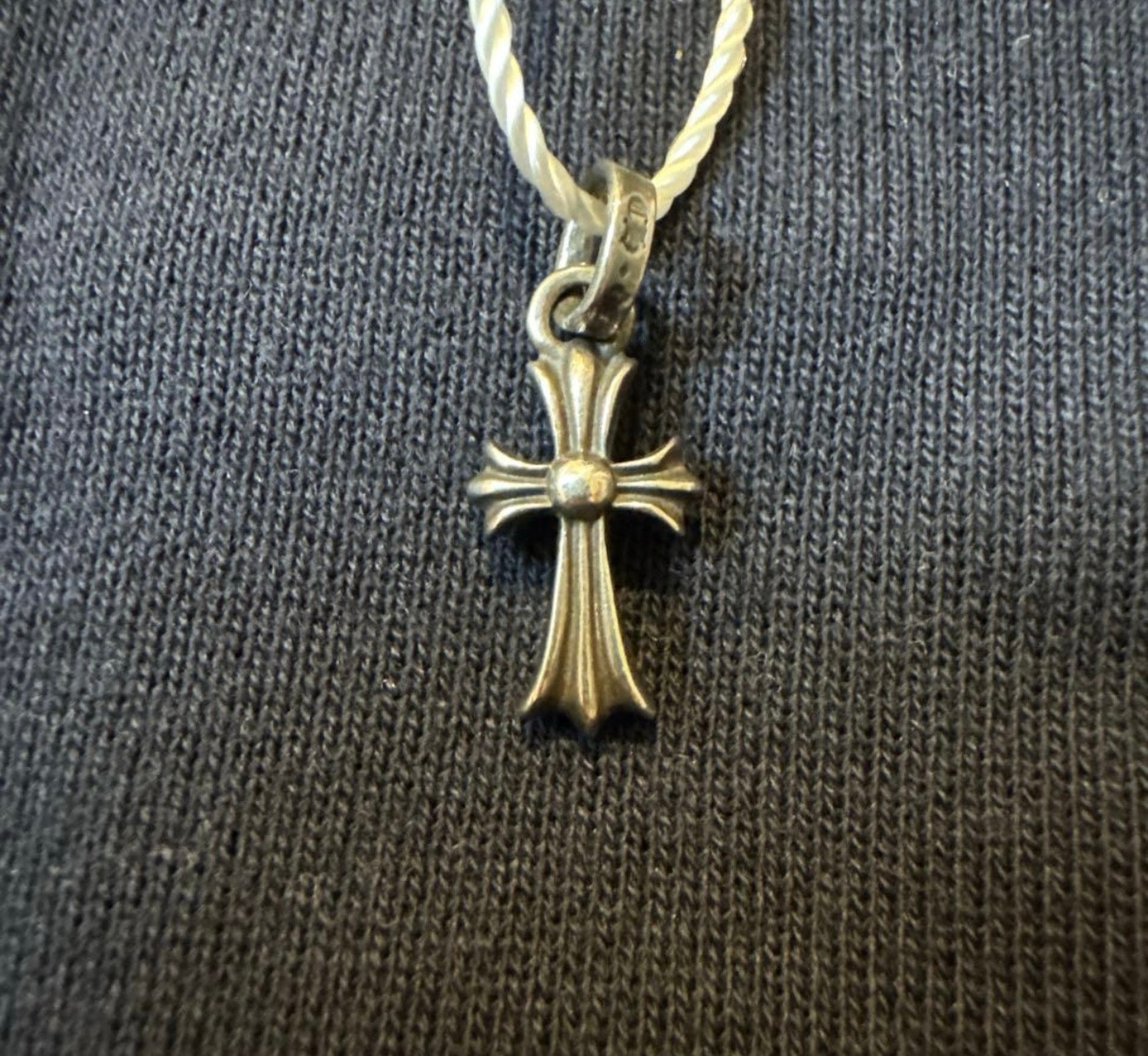 Chrome Hearts Cross Baby Fat Charm "Silver"