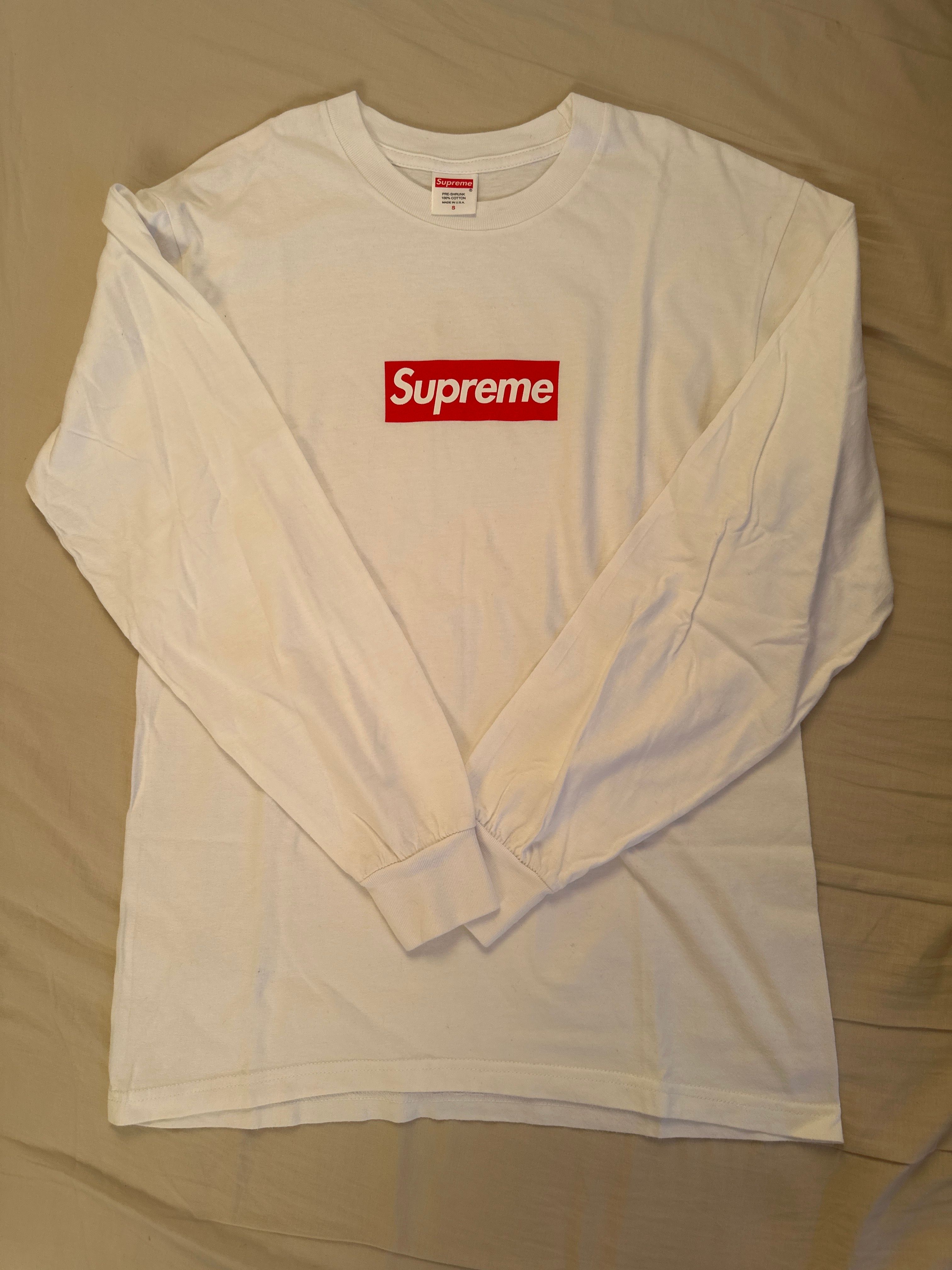Supreme Box Logo L/S Tee "White"