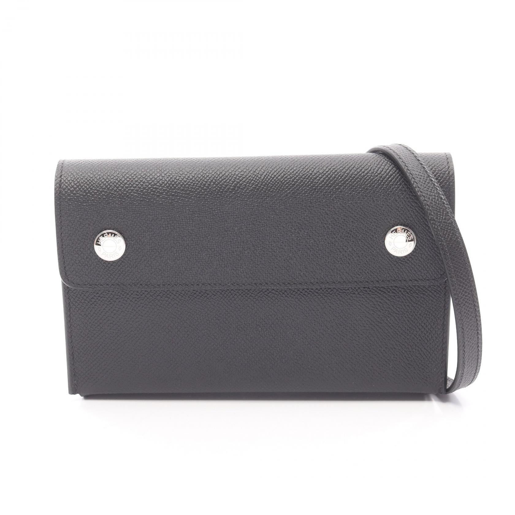 エルメス HERMES エルメスナップ トゥーゴー ショルダーバッグ バッグ レザー ヴォーエプソン ヴォーエプソン K刻印(2025年製造) レディース ブラック系 085291CKSILVER 【中古】