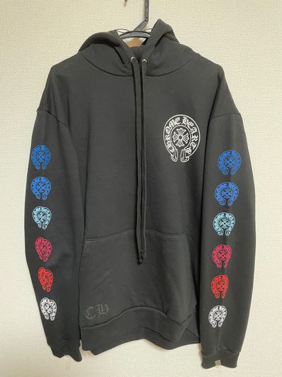 クロムハーツ ホースシュープリント マルチカラー パーカー