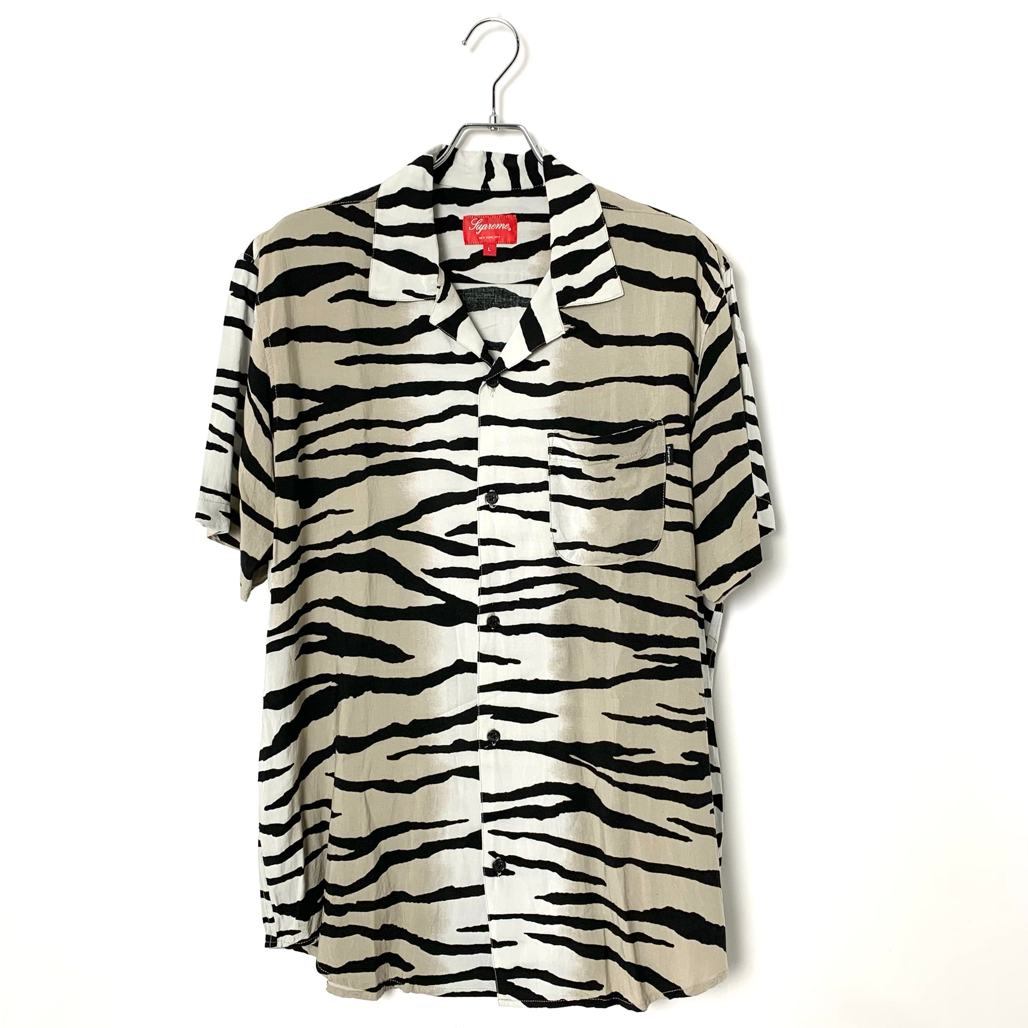 Supreme Tiger Stripe Rayon Shirt