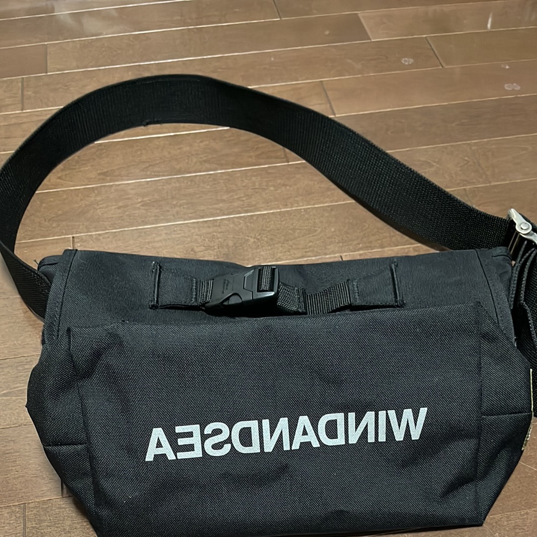 WIND AND SEA x Manhattan Portage Messenger Bag (M) "Black"