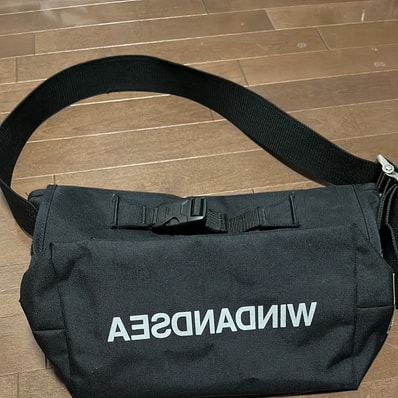 WIND AND SEA x Manhattan Portage Messenger Bag (M) "Black"