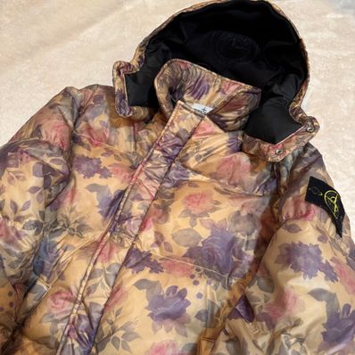 Supreme Stone Island Lamy Cover Stampato Puffy Jacket "Copper"