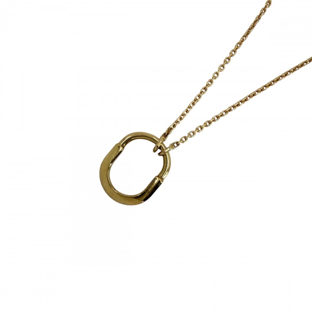 TIFFANY&Co. ティファニー ネックレス ロック スモール ペンダント アクセサリー ジュエリー アジャスター付き 18金YG Au750 K18イエローゴールド レディース 約10.4g【中古品】
