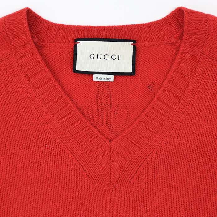 C (やや傷や汚れあり)】【SALE】GUCCI グッチ ニット サイズ S メンズ