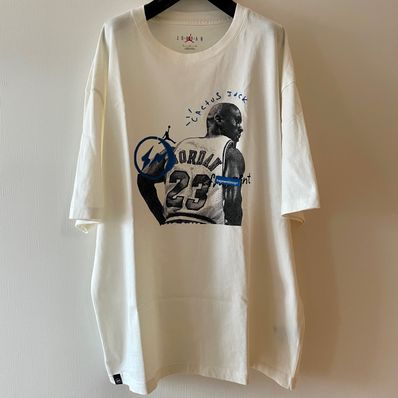 Air Jordan Travis Scott Fragment Tee "White"