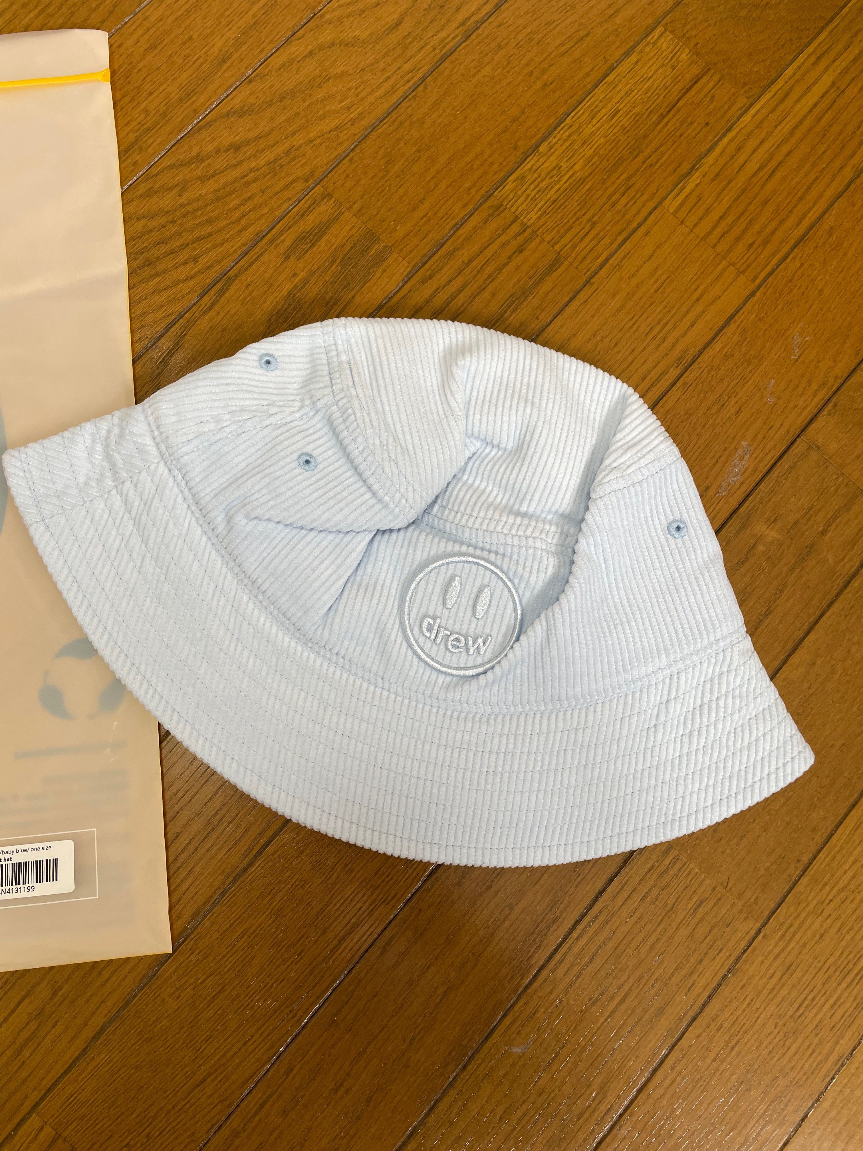 drew house mascot corduroy bucket hat "Dijon"