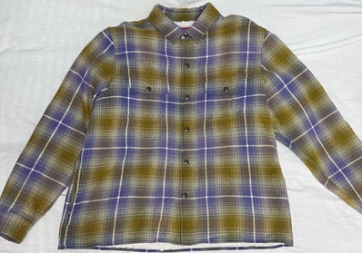 Supreme Shearling Lined Flannel Shirt "Olive"