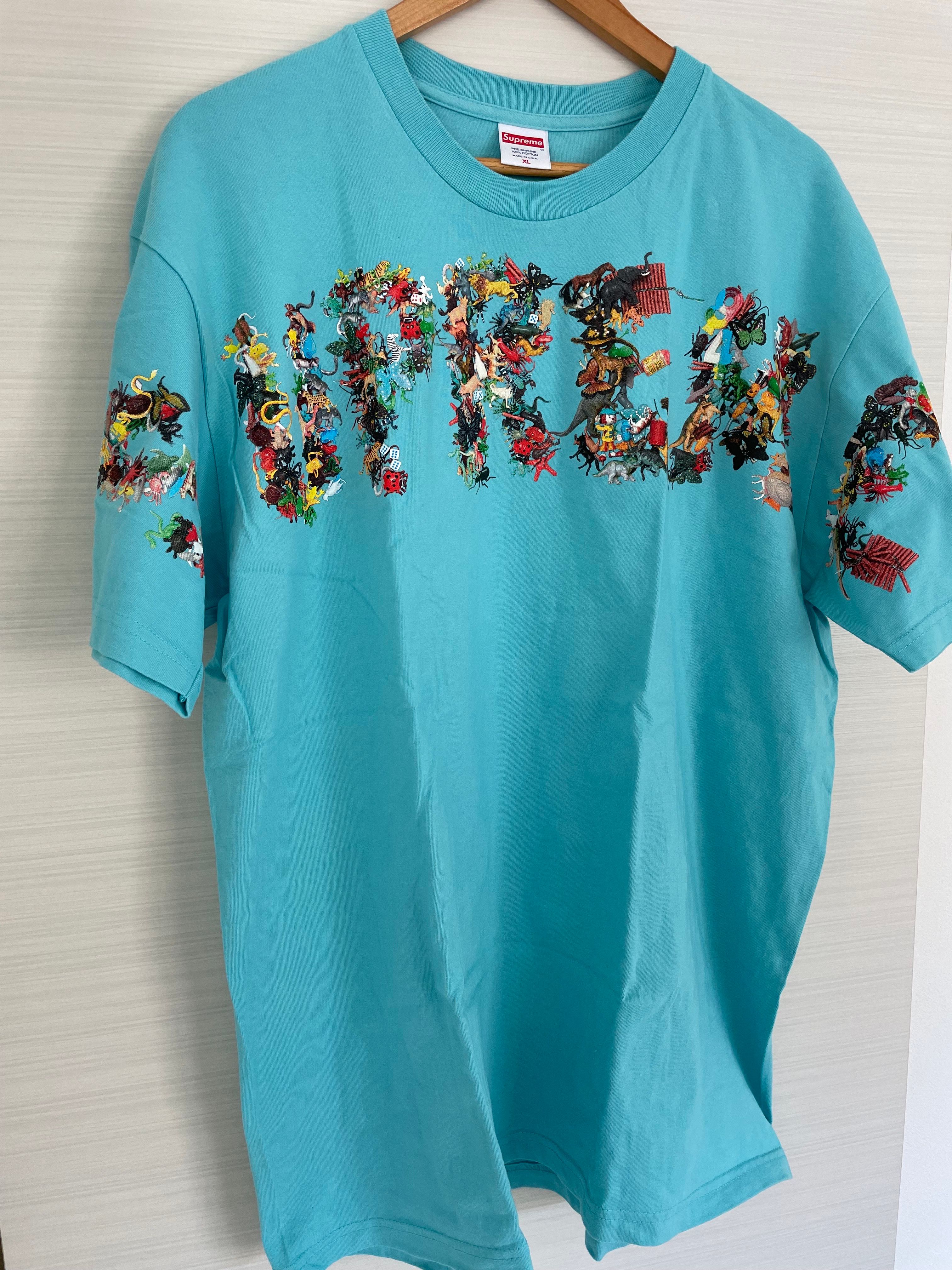 Supreme Toy Pile Tee "Light Teal"
