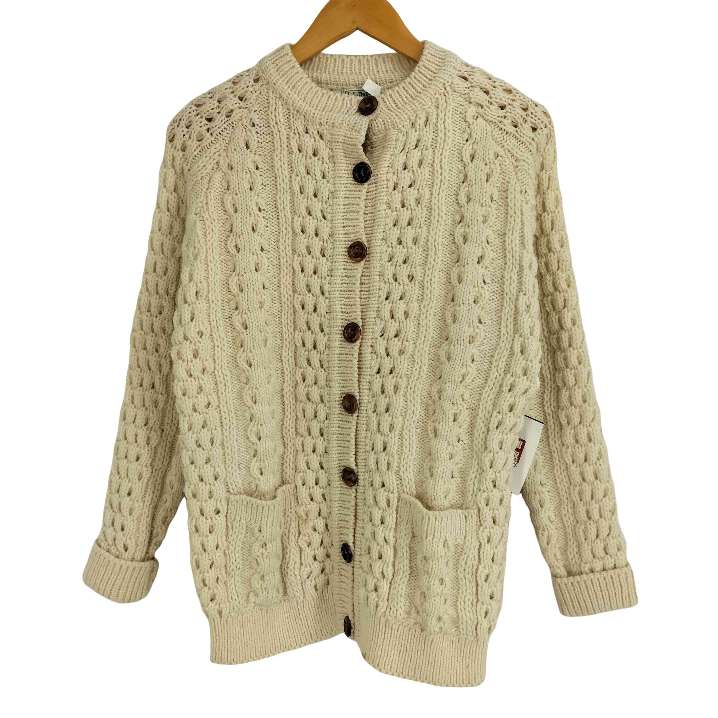 80S アランニットカーディガン【1141292642062】