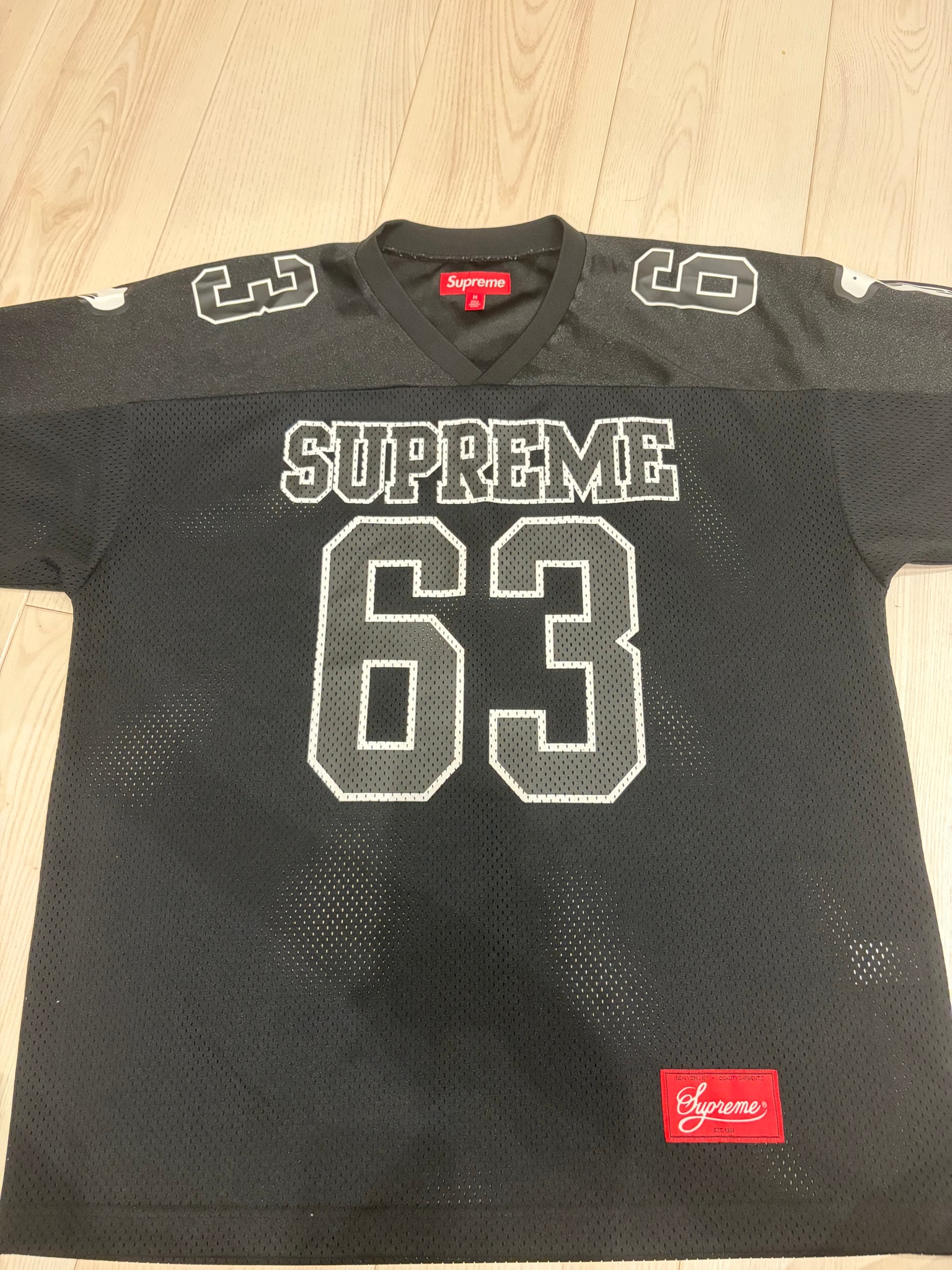 Supreme Bones Football Jersey "Black"
