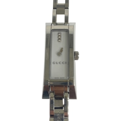 GUCCI グッチ Gリンク シルバー ステンレススチール ダイヤモンド/ 腕時計 クオーツ 1-0289608 【中古】