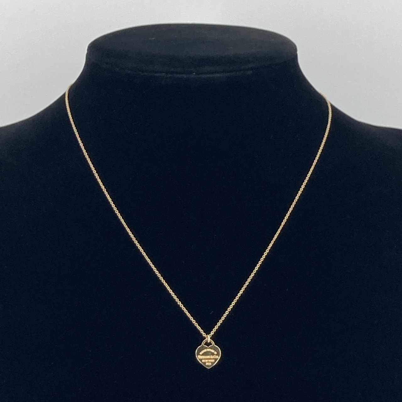 TIFFANY&Co.(ティファニー) リターントゥ ミニハートタグ Au750 ネックレス 3.13g イエローゴールド