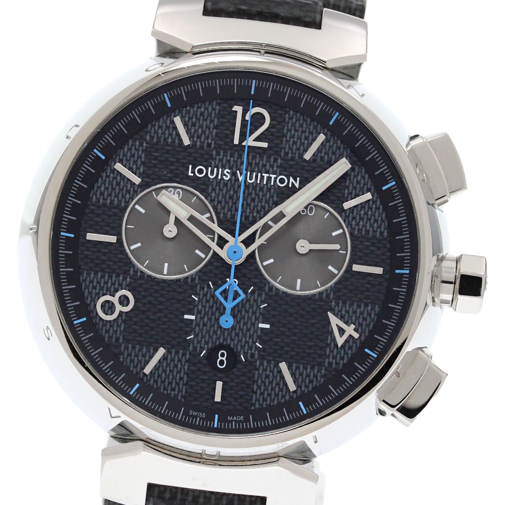 ルイ・ヴィトン タンブール ダミエ グラフィット QA094 メンズ 【中古】