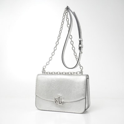 LAUREN RALPH LAUREN ローレン ラルフ ローレン ショルダーバッグ エンボスレザー 鞄 ミニバッグ ブランド古着【中古】20260407/RA8713
