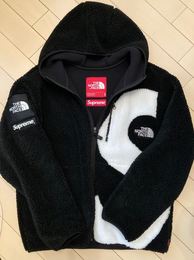 Supreme x The North Face S Logo Hooded Fleece Jacket "Black"