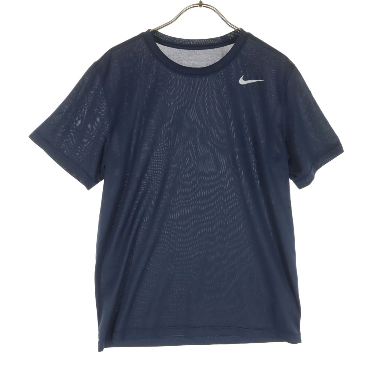 NIKE ナイキ スウォッシュ 半袖 クルーネック Tシャツ M ネイビー 薄手